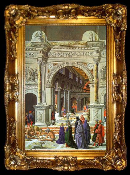 framed  Fra Carnevale Presentation of the Virgin in the Temple, ta009-2
